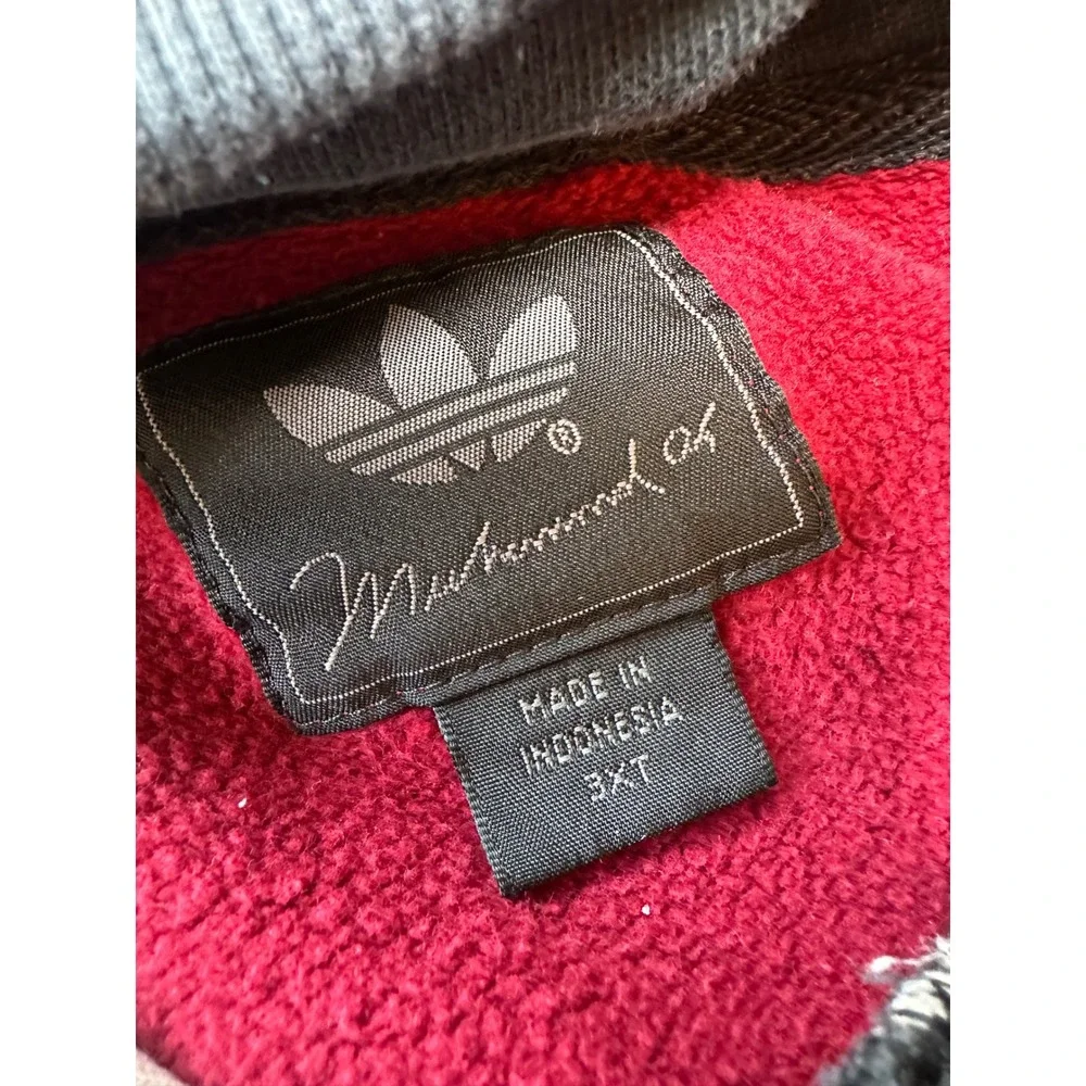 Adidas Muhammad Ali The Greatest‎ Hoodie Y2K Vintage Boxing Streetwear 3XT Mens